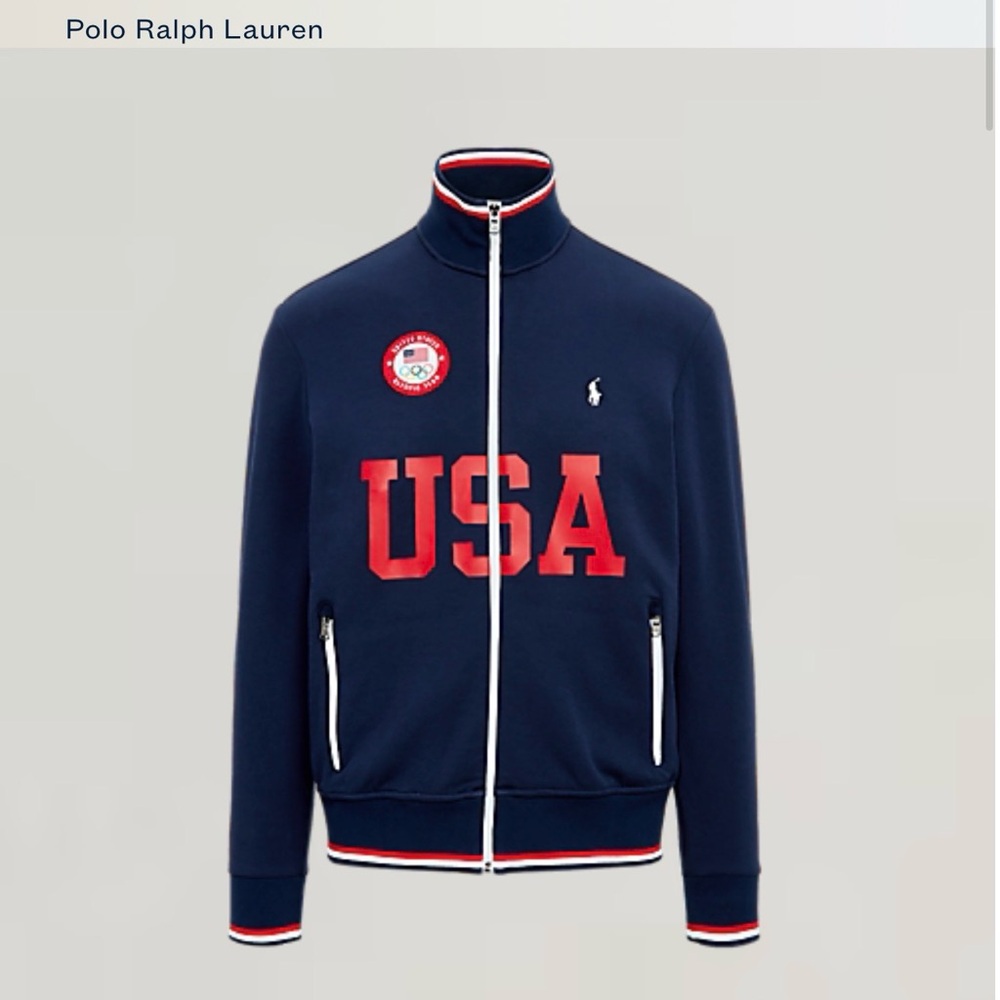 Polo Ralph Lauren 2020 Tokyo Olympics Team USA Track Jacket Japanese Sleeve LG